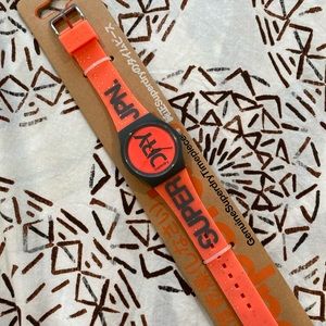 Superdry watch NWT neon Orange